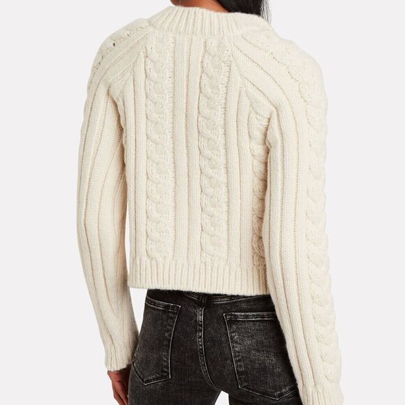 Ganni Crystal-embellished Button Cardigan Sweater - Picture 5 of 9